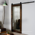 Made in china wood sliding glass barn door